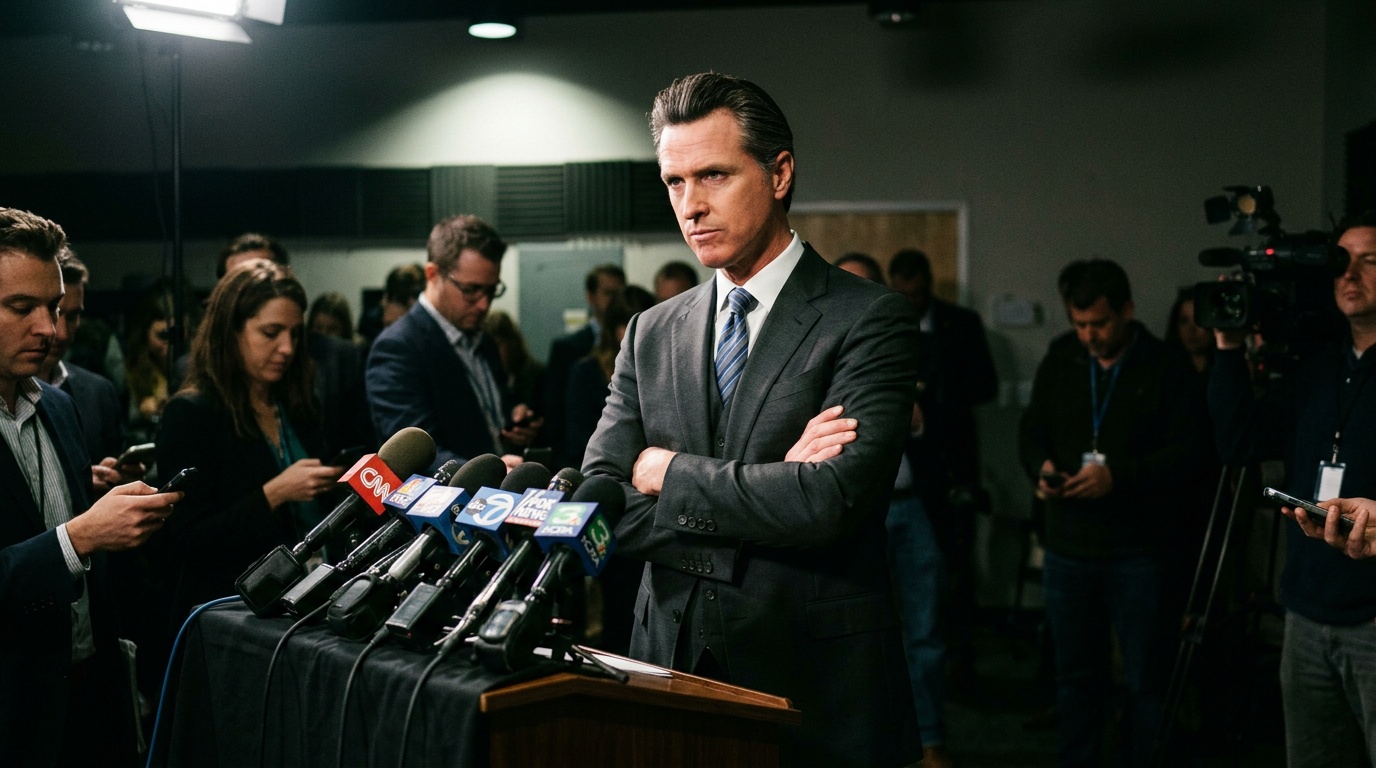 Newsom Calls Out Trump's Hormuz Mine Claims: 'Was He Lying Then?'