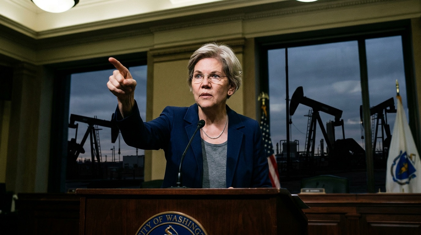 Elizabeth Warren Slams Trump for 'Holding Millions' in Oil and Gas Stocks as Iran War Sends XOM, COP, OXY Higher