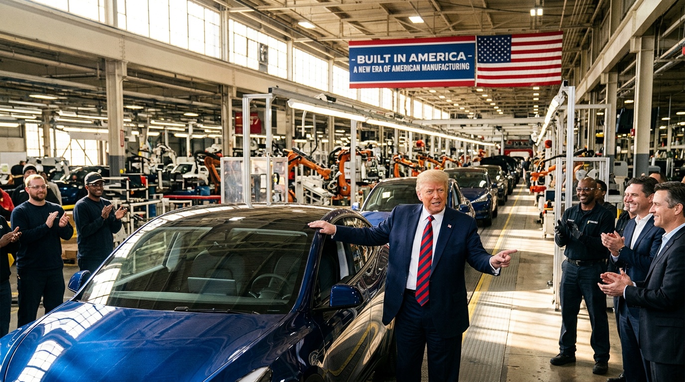 Trump Says Tariffs Saved the US Auto Industry, Calls Canada 'The Worst' Trade Partner