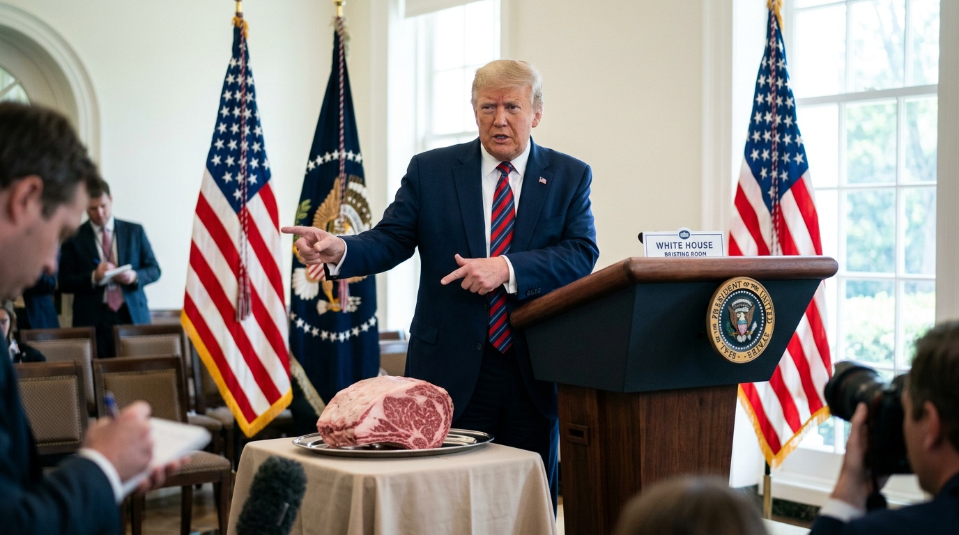 Trump's Beef Plan: Tariff-Free Imports and a Crackdown on Meat 'Monopoly'