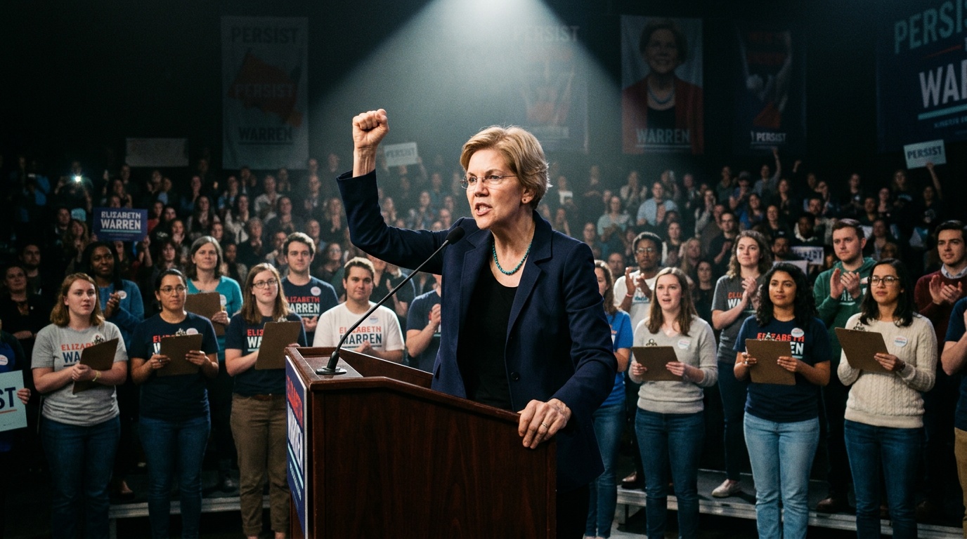 Warren's Winning Formula: Grassroots Over Cash as Trump's Money Machine Revs Up