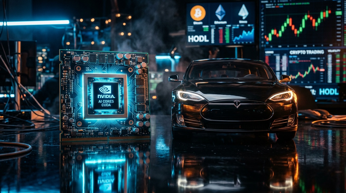 Tokenized Nvidia and Tesla Are Becoming Trending Crypto Trades, CoinMarketCap Says