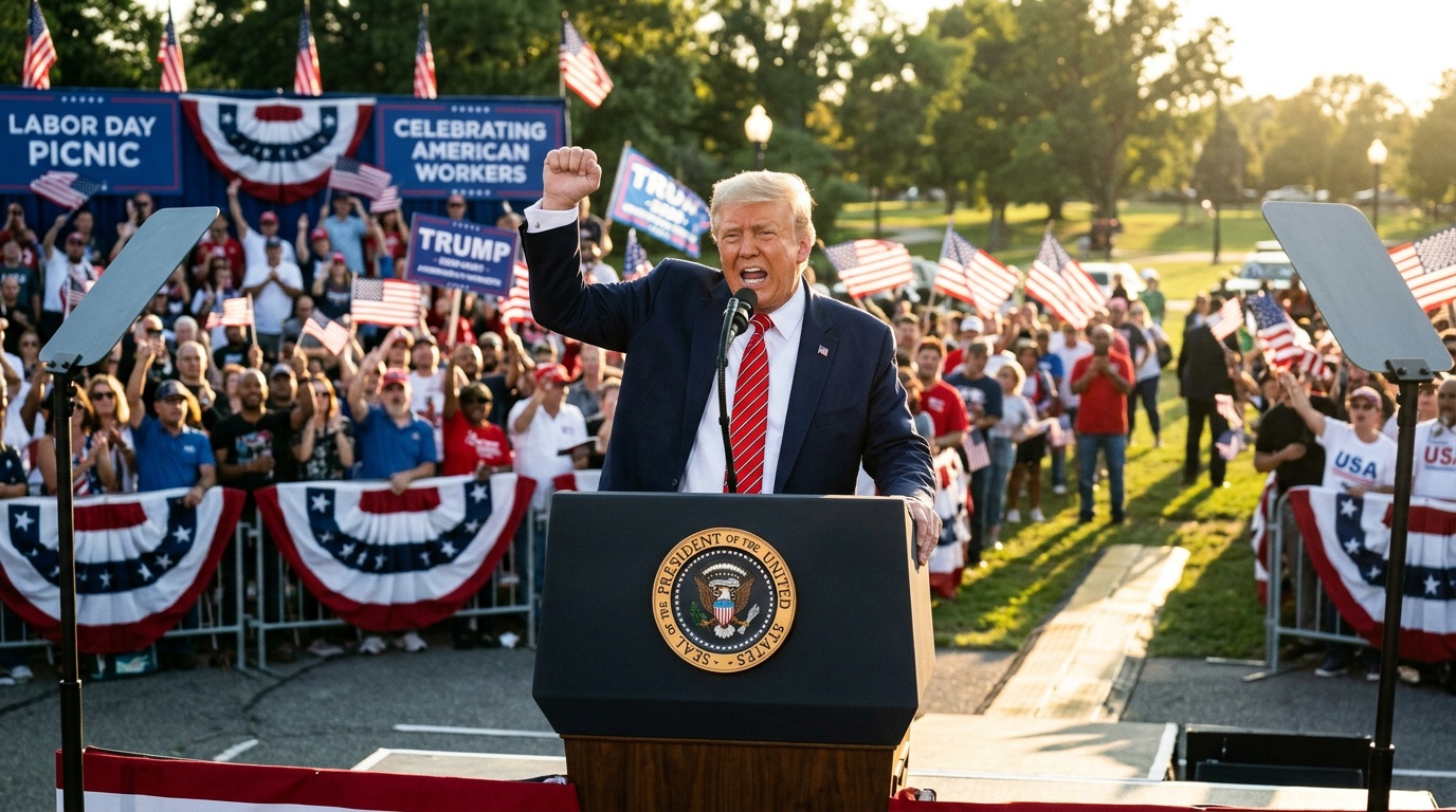Trump's Labor Day Message: 'We're Going to Win the Midterms, BIG'