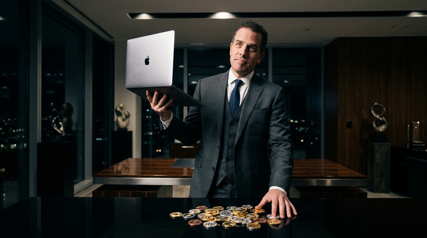 Hunter Biden Turns Laptop Scandal Into a Memecoin, With a Nod to Trump Coin Losers
