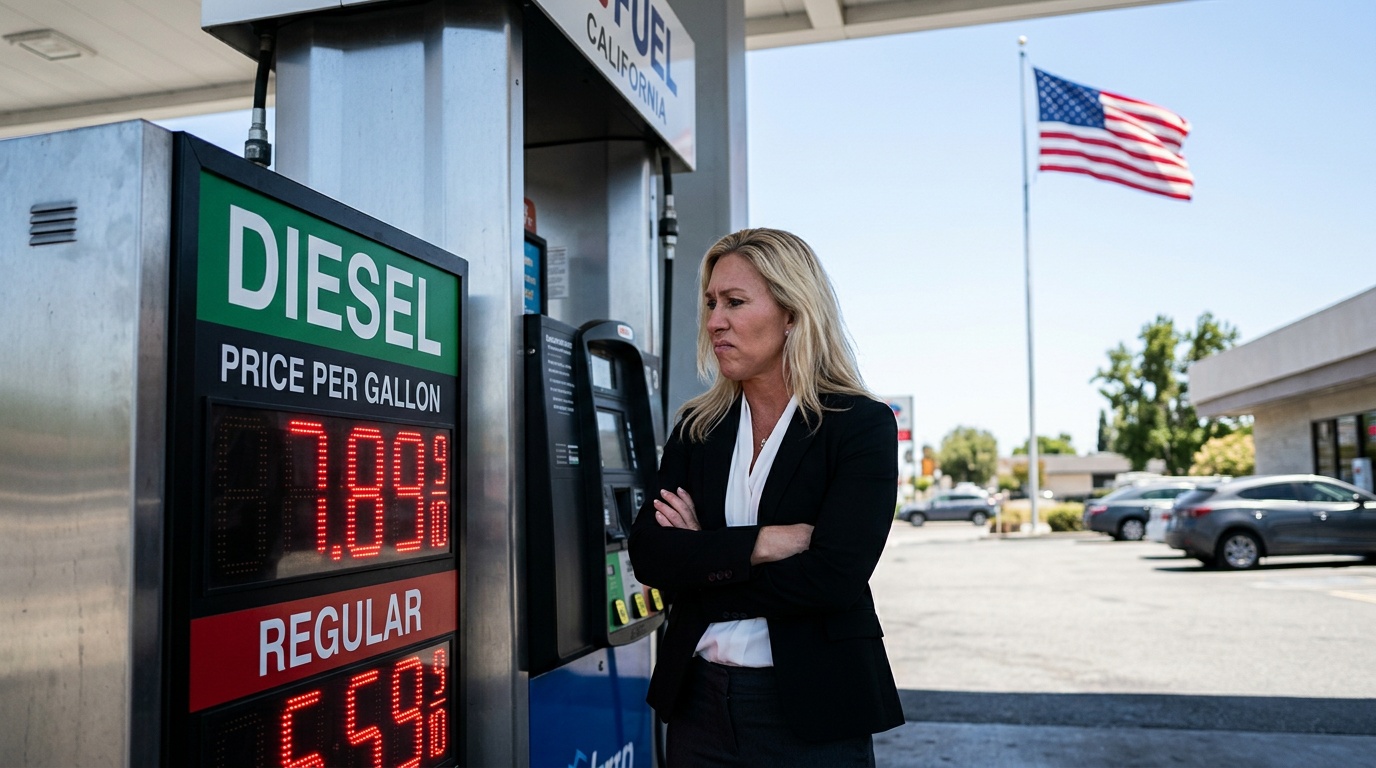 Marjorie Taylor Greene Says California Diesel Will Top $8/Gallon, Slams Trump Over His Iran War Victory Claim as Fuel Costs Surpass $100 Billion: 'So Much Winning'