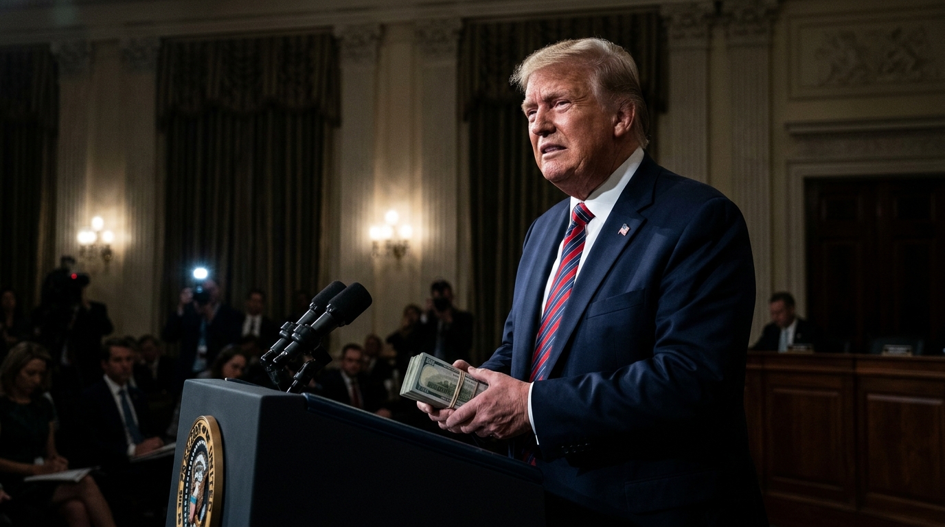 Trump's $5,000 Dividend Promise Comes With a $1.23 Trillion Price Tag