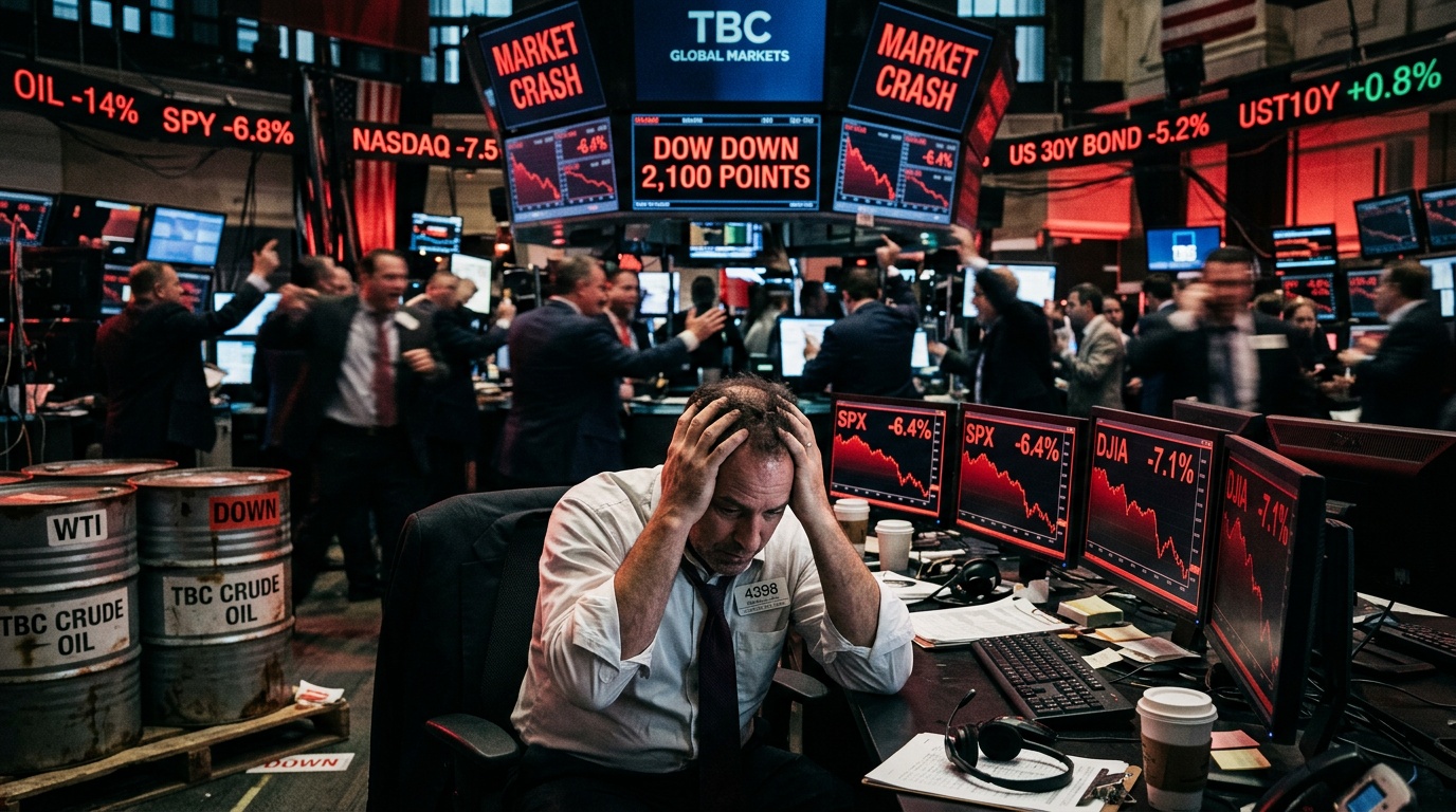 Nasdaq 100 Slides As Oil Jumps 6% And 30-Year Yields Hit 19-Year High