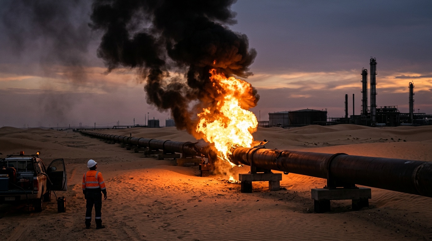 Middle East Conflict Escalates: Saudi Pipeline Shutdown and Houthi Gains Push Oil Above $100, Rate Hikes Loom