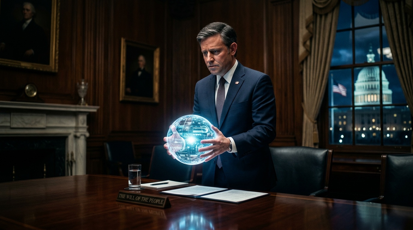 Mike Johnson Wants AI Guardrails, But Not Ones That Cost America Its Edge Over China