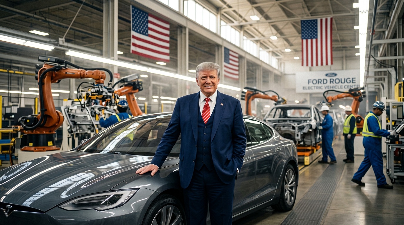 Trump's China Car U-Turn: President Says He'd Be 'Okay' With Chinese Automakers Building in US