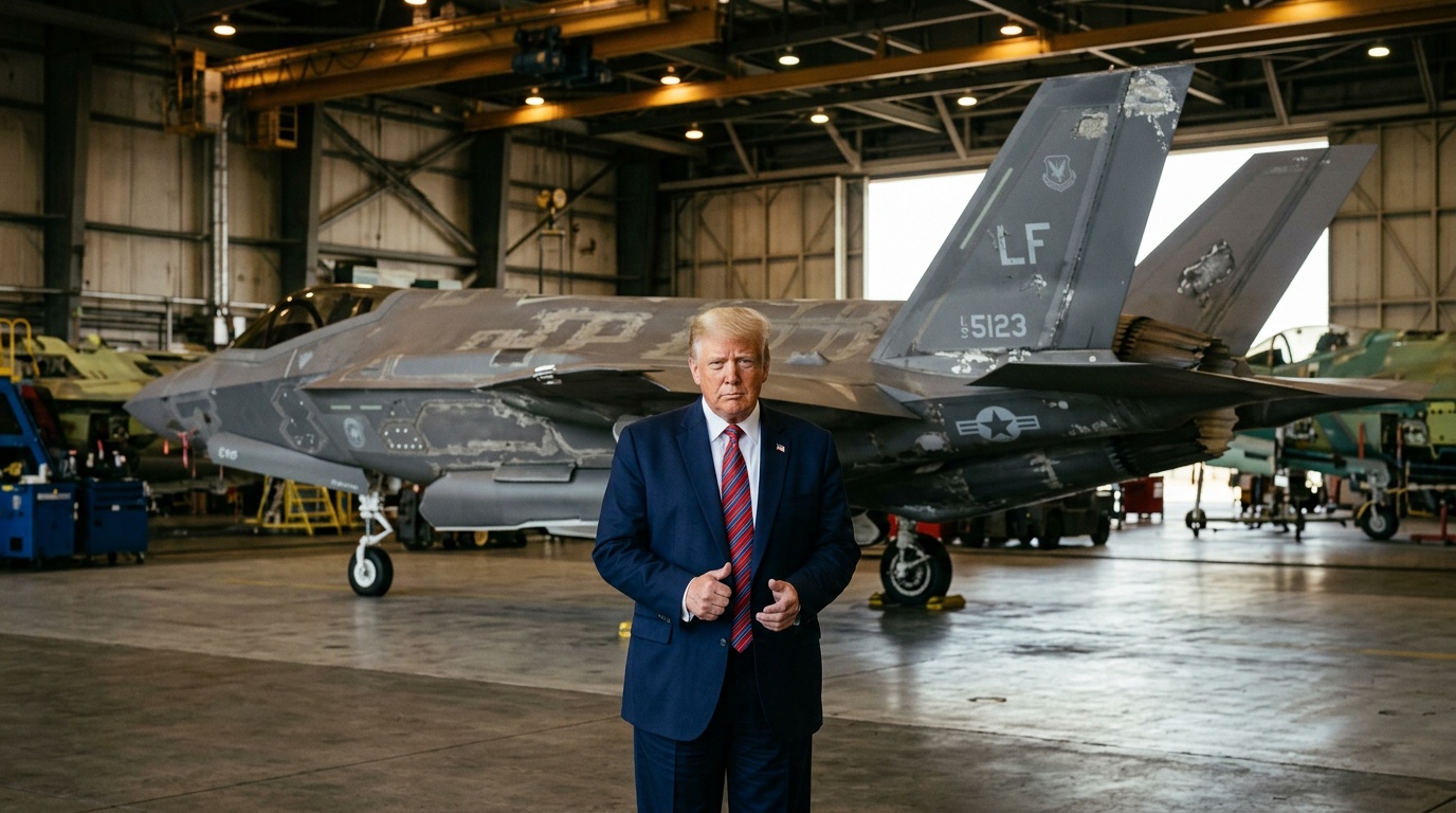 Trump Touts 'Exquisite and Elite' Weapons Production as Iran War Costs Hit $33.4 Billion and an F-35A Takes Its First Battle Damage