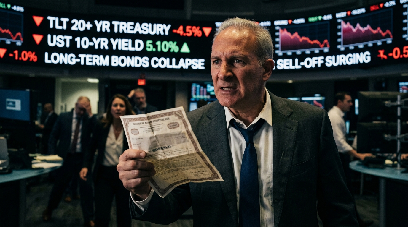 Peter Schiff Calls Treasury Buybacks 'a Sign of Desperation' as Bond Yields Hit Multi-Decade Highs: 'The Markets Will Prevail in the End'
