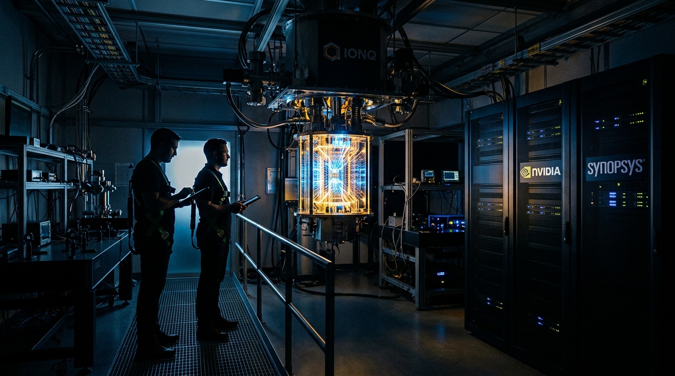 IonQ Stock Jumps 9% After Two Award-Winning Quantum Breakthroughs With NVIDIA And Synopsys
