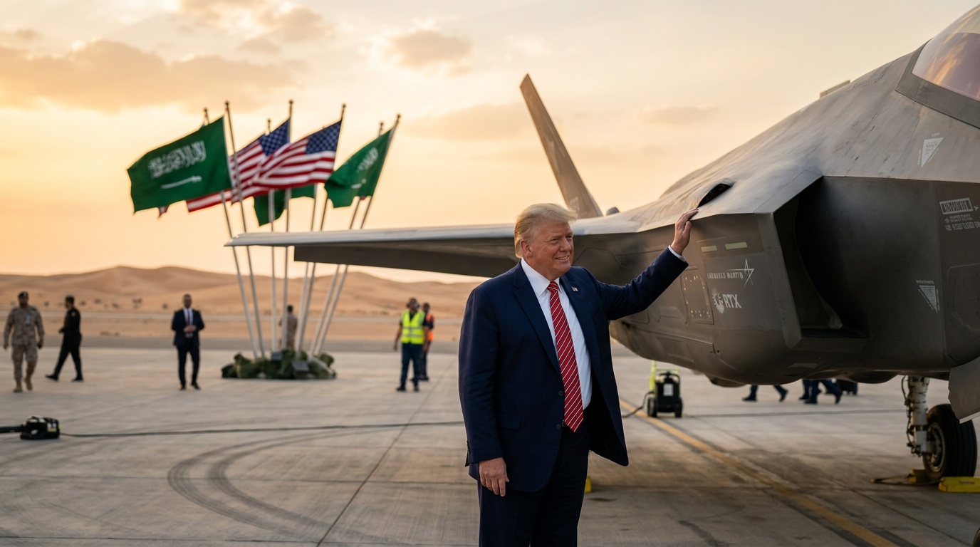 Trump's F-35 Push For Saudi Arabia Advances As US Clears Potential $24.3 Billion Jet Sale: Lockheed Martin, RTX Set To Gain?