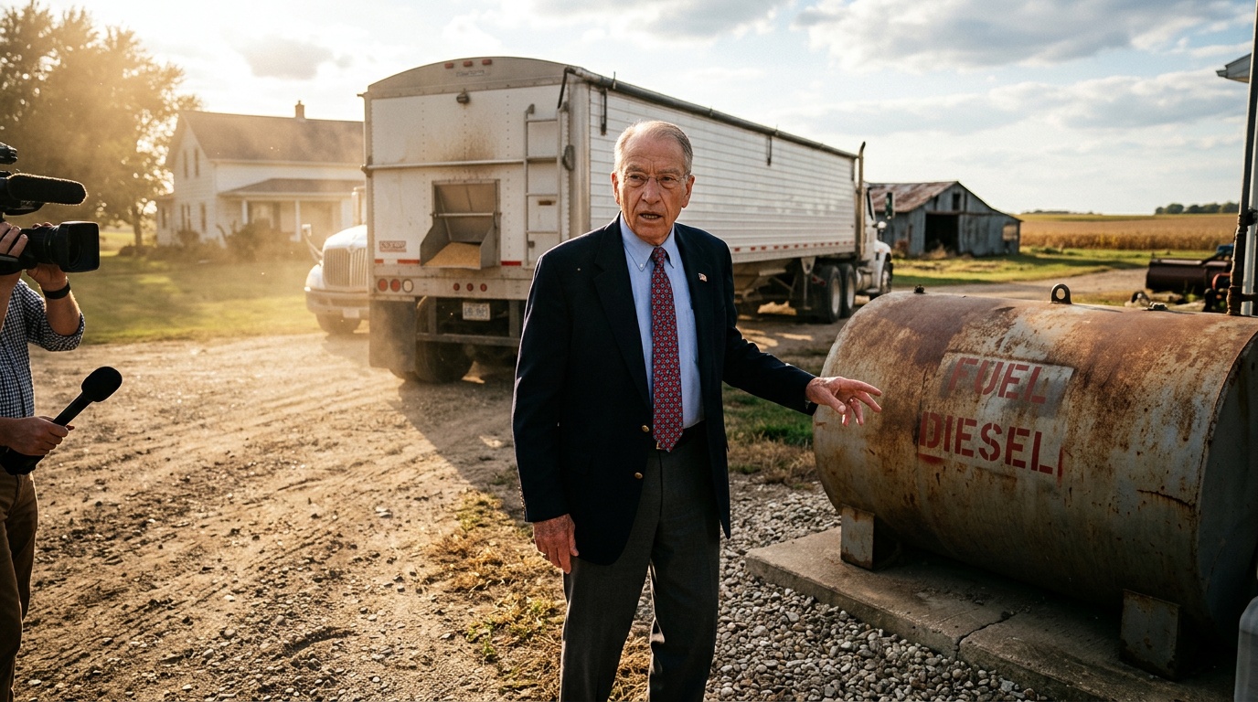 Chuck Grassley Asks Why Trump Won't Embargo Diesel Exports Like Presidents Did in the '70s: Prices Are 'Killing Farmers' Income'