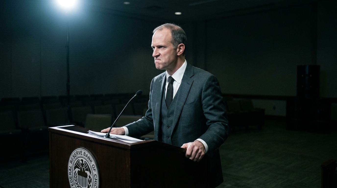 Goolsbee Warns the Fed's Inflation Patience May Be Running Out as October Hike Odds Hold Above 50%