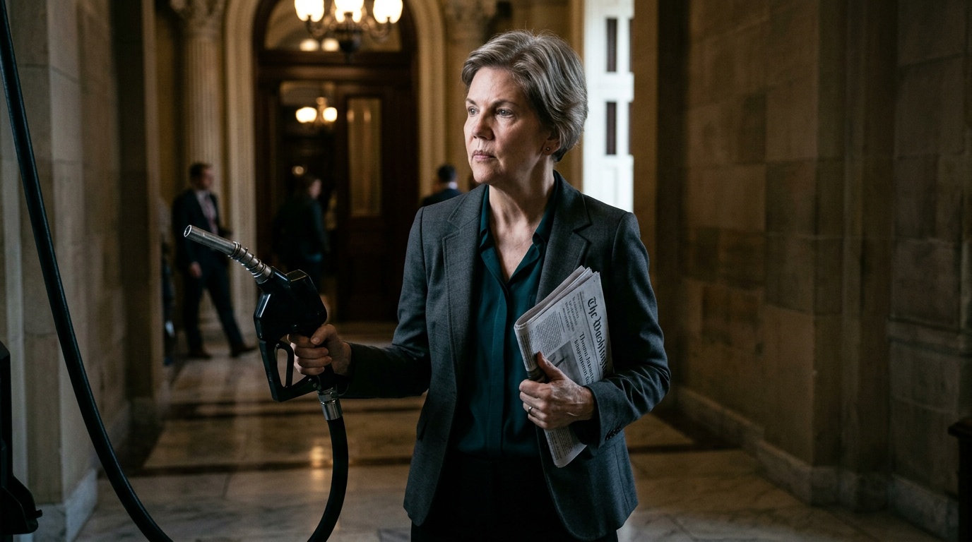 Elizabeth Warren Tallies Trump's Oil And Gas Gains During Iran War As Americans Pay More At The Pump: Ban President From 'Owning And Trading Stock'
