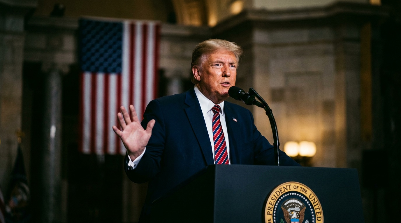 Trump Says DOJ Will Watch AI Closely, Warns Regulation Could 'Stifle Growth' of an Industry Bigger Than the Industrial Revolution