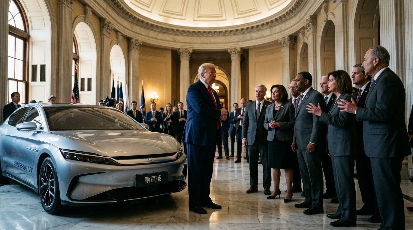 Trump Welcomes Chinese Car Factories, But a Bipartisan Senate Bloc Says Not So Fast