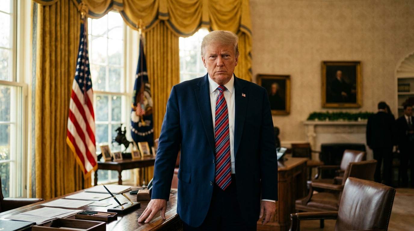 Trump Teases Oval Office Announcement Monday After Busy Week of Xi Talks and an Anthropic Dinner