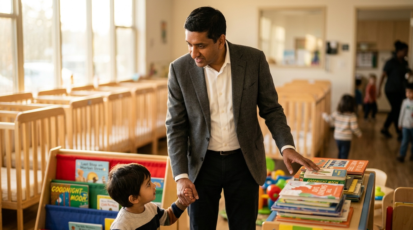 Ro Khanna's $1 Trillion Plan Would Make Childcare Free for Millions: 'Time to Pass It'