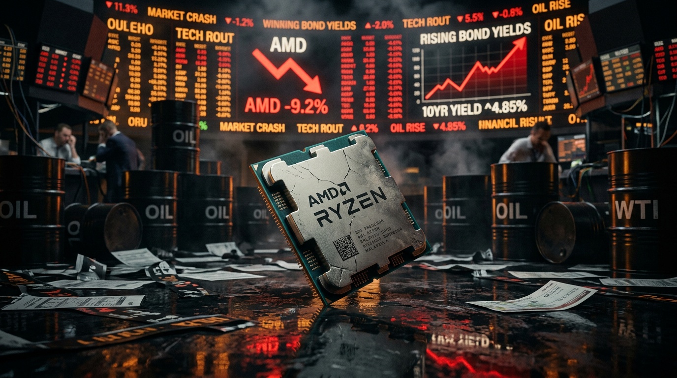 AMD Stock Slips As Rising Yields And Oil Prices Spook Growth Investors