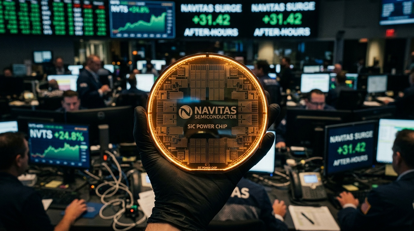 Navitas Semiconductor Stock Jumps 16% After Hours: Inside the Government's ALATTIS Bet