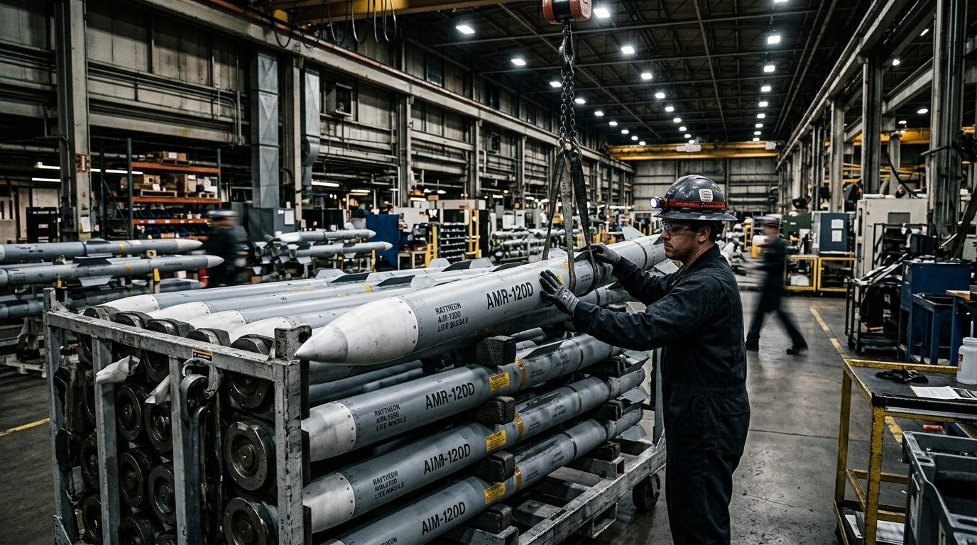 Pentagon Hands Raytheon a $20.7 Billion Blank Check to Build More AMRAAM Missiles