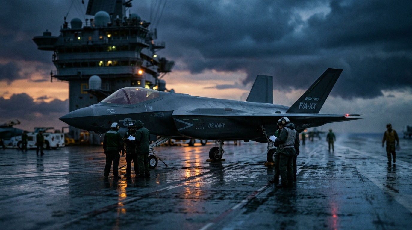 Northrop Grumman Stock Slides As Navy Hands $20B Fighter Jet Deal To Boeing