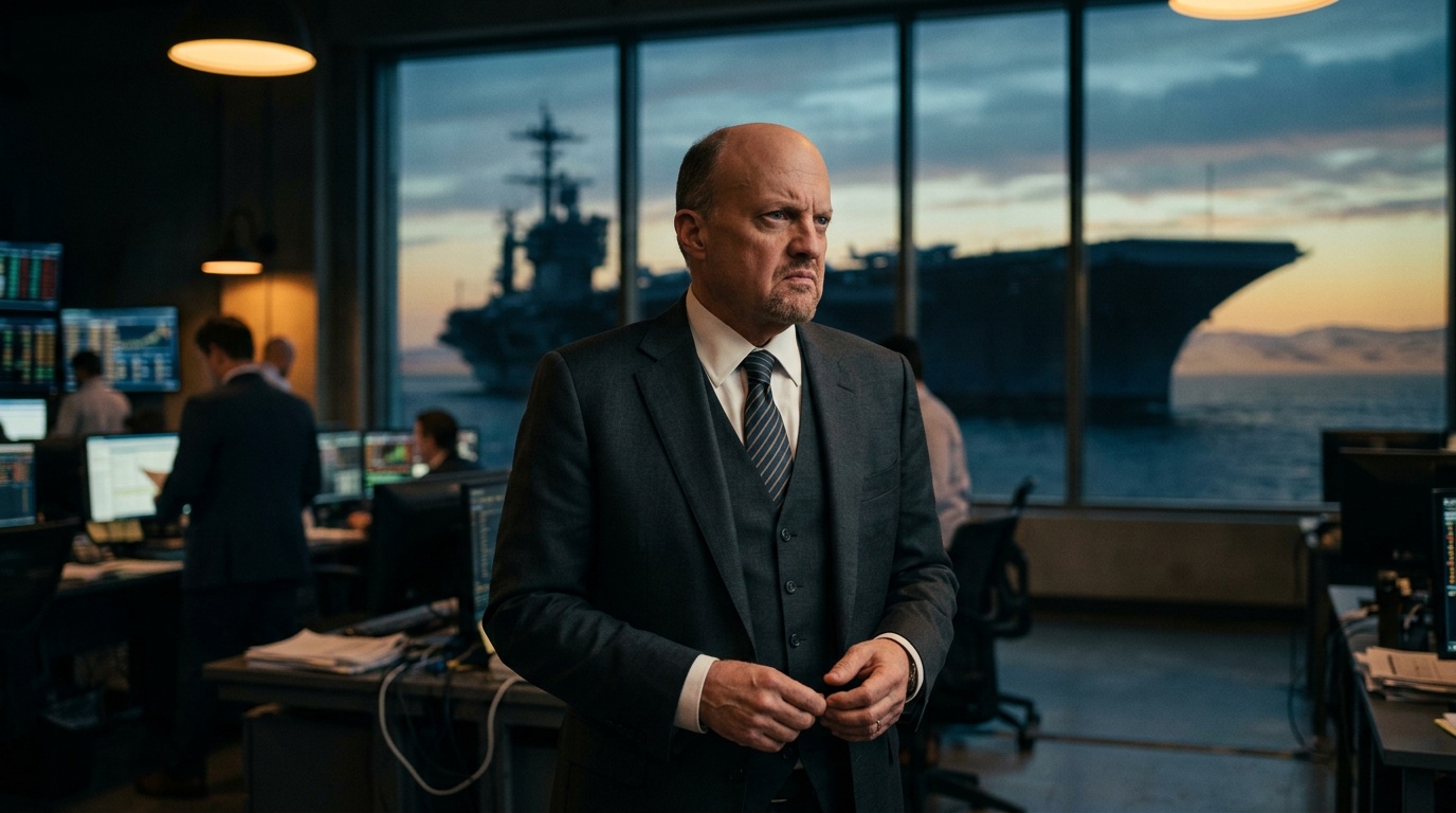 Jim Cramer: A Third Aircraft Carrier and 10,000 Troops Heading to the Middle East Makes It 'Tough' for Bonds to Rally
