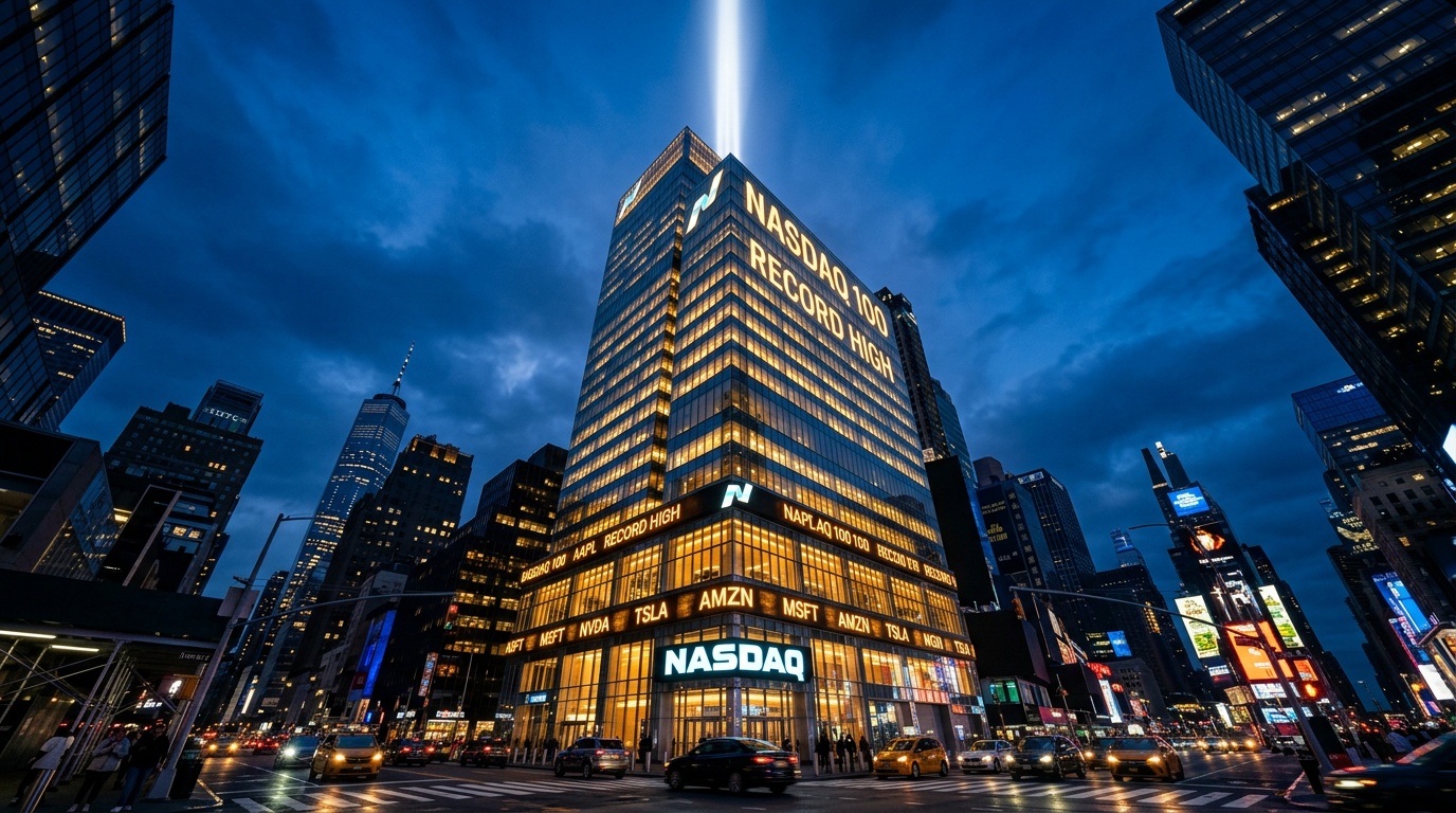 Nasdaq 100 Hits Record High as Weak Jobs Report Cools Fed Rate Hike Bets