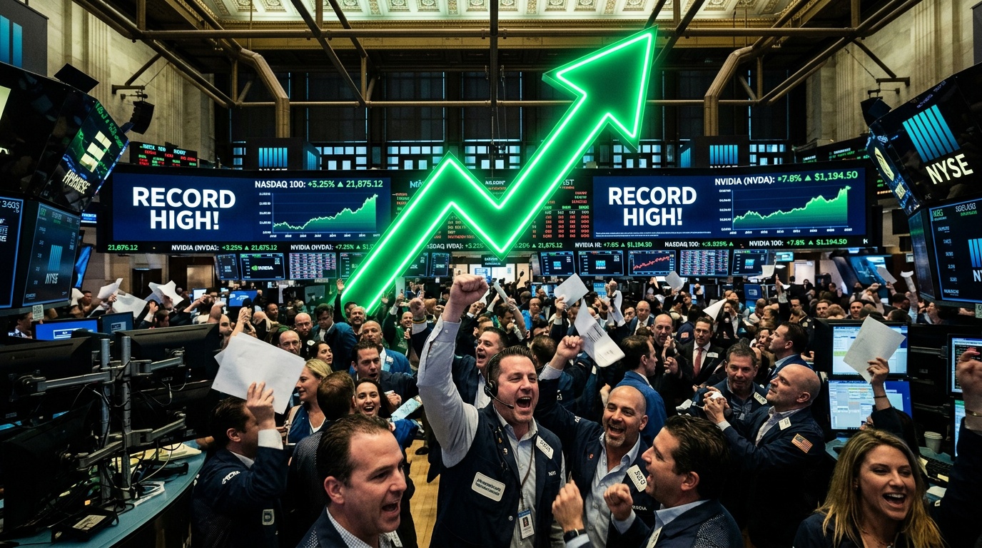 Weak Jobs Report Sends Nvidia and Nasdaq 100 to Record Highs: Stock Market Today