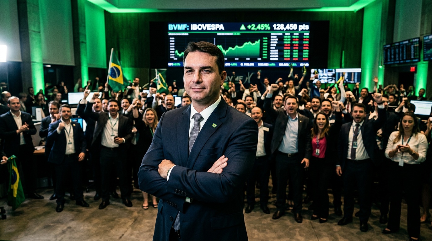 Brazilian Stocks Explode 14% as Bolsonaro's Son Shocks Lula in First Round