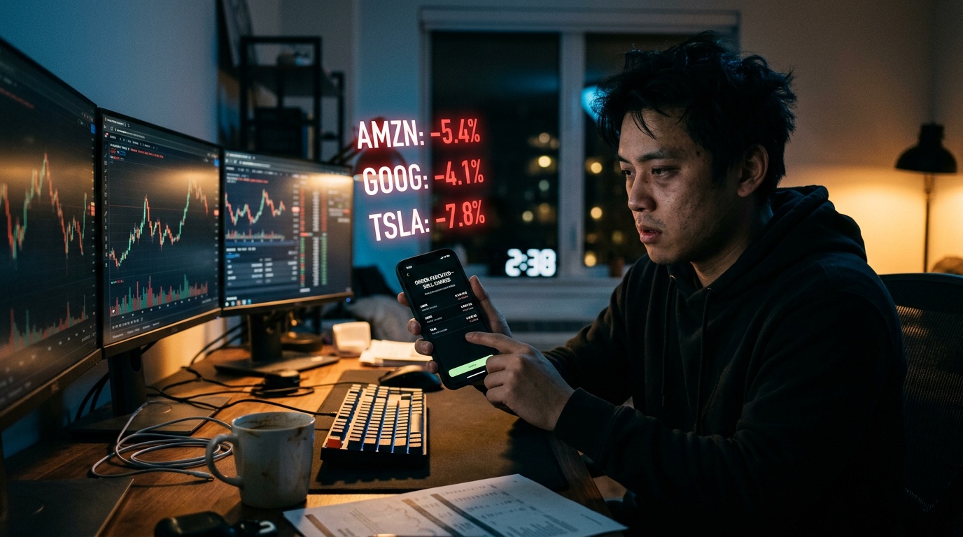 Amazon, Alphabet, Tesla Stock Rises: Robinhood Traders Sell Anyway