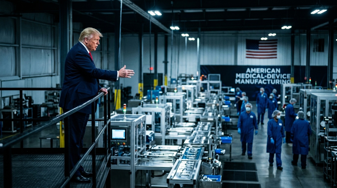 Trump Says Becton Dickinson Will Invest $3 Billion in US Manufacturing as 'Strong' Medical Device Tariffs Loom