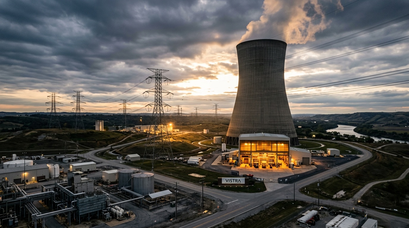 Vistra Stock Jumps 10% as Google's Nuclear Bet Ignites Power Sector Rally