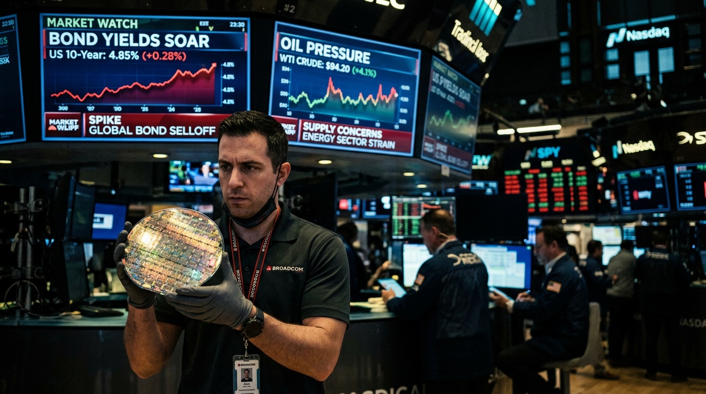 Broadcom Stock Slips As 10-Year Treasury Yield Hits 5.32%, Highest Since 2002