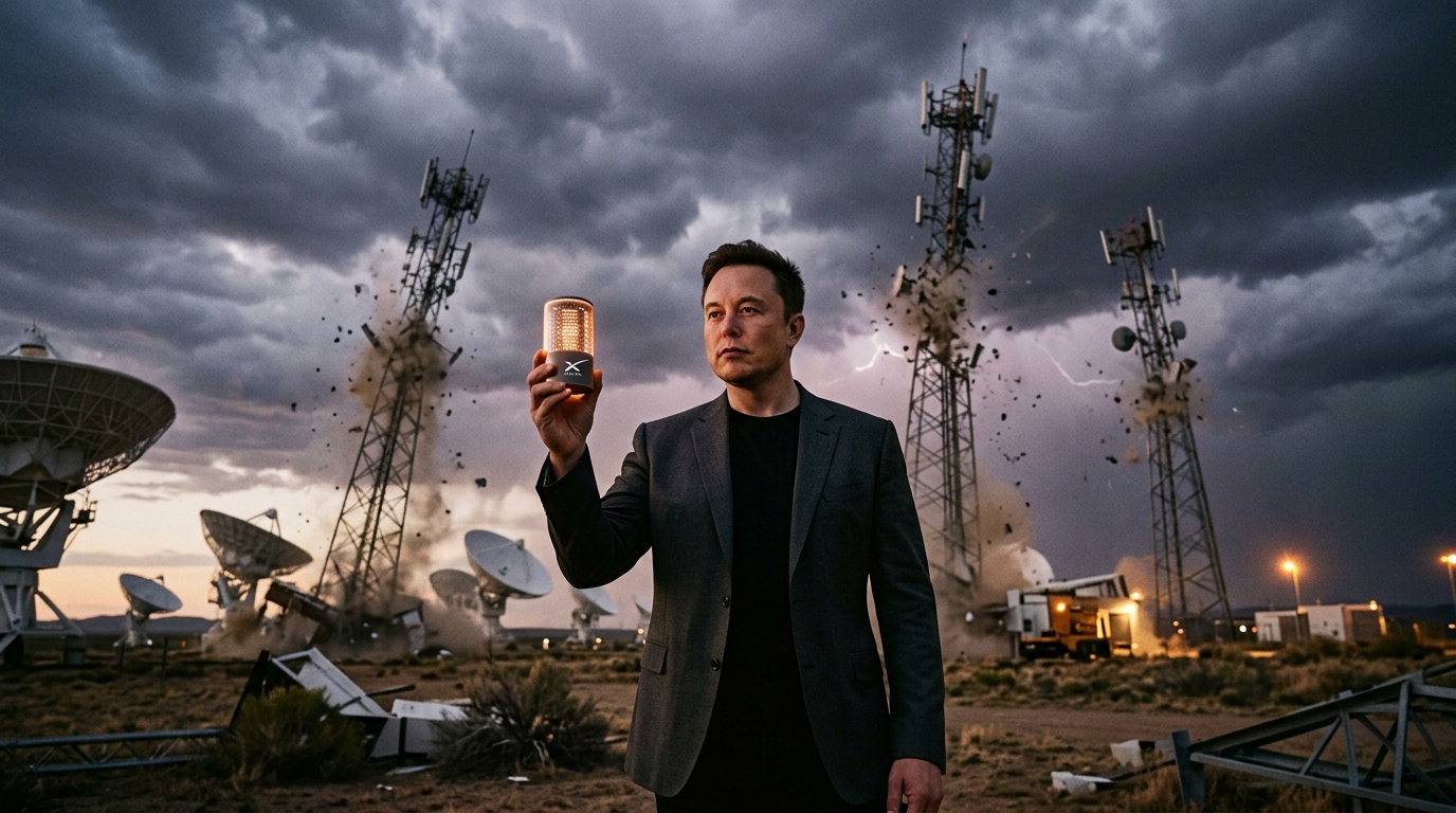 Verizon, AT&T, T-Mobile Slide as SpaceX's Spectrum Grab Shakes Up Wireless