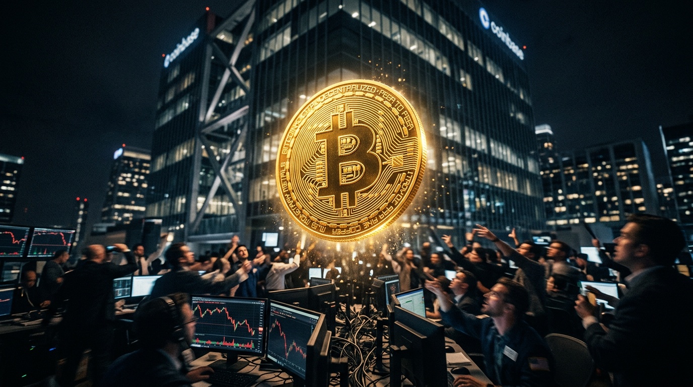 Why Coinbase Stock Is Surging Friday: Bitcoin Bounce Meets Fresh Analyst Targets