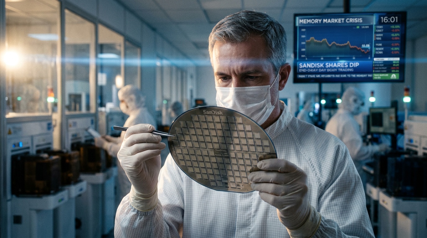 Sandisk Slides 4% As China Chip Breakthrough Spooks Memory Investors