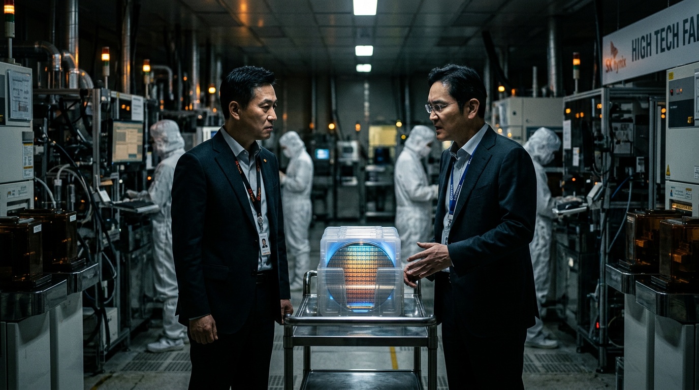 China's Memory Chip Breakthrough Rattles SK hynix, Samsung as AI Trade Shows Cracks