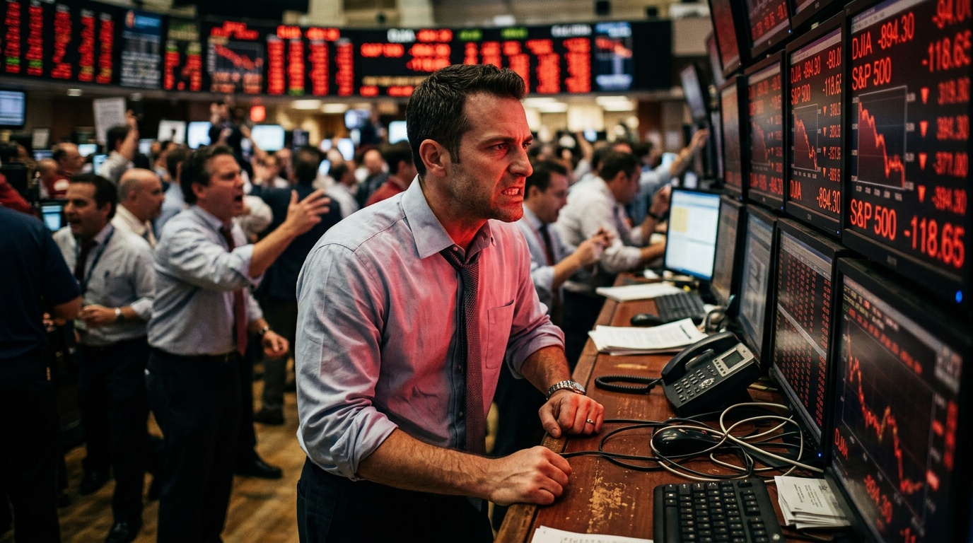 Nasdaq 100 Slides 1% As Hot CPI Spooks Wall Street, Semiconductors Fall For A Seventh Straight Day