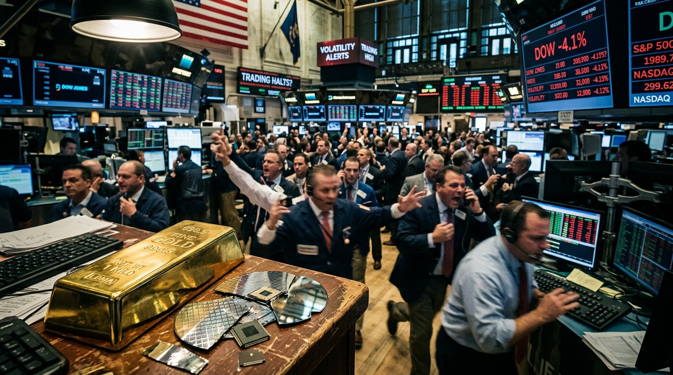 Dow Tops 52,000 While Chips Get Crushed on Rate-Hike Fears: Stock Market Today