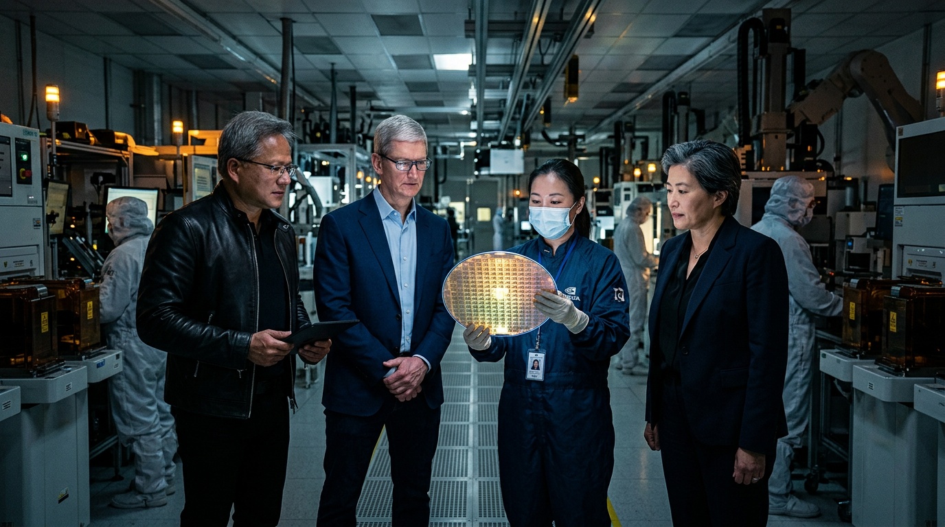 Taiwan Semiconductor Holds All the Cards as NVIDIA, Apple and AMD Fight Over AI Chip Capacity
