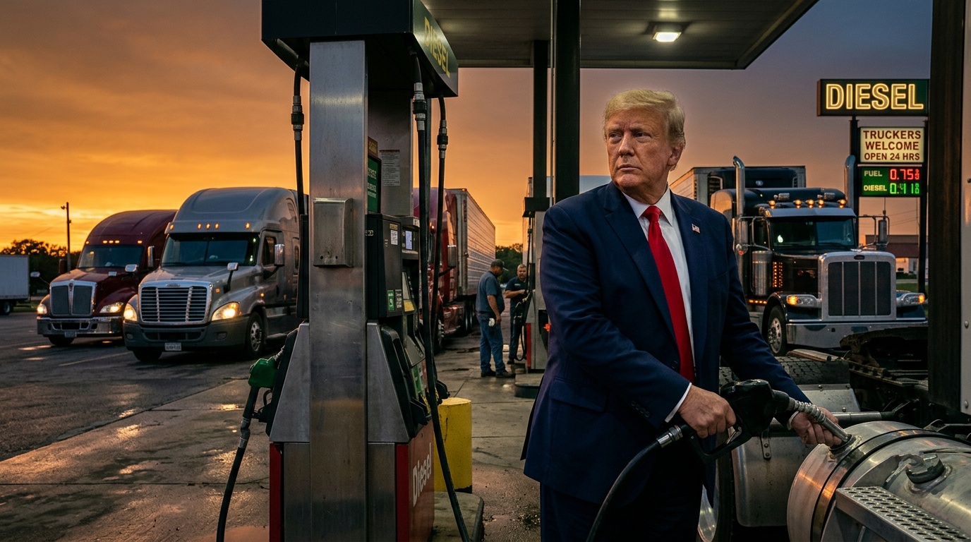 Diesel Is Near $6.33 a Gallon, But Trump Says Iran Defeat Will Send Prices 'Falling Like a Rock' — More Tax Relief Could Be on the Way
