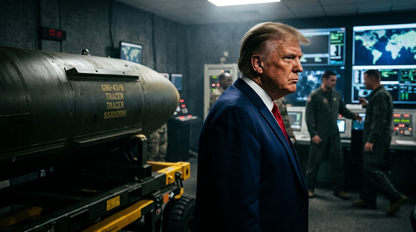 Trump Says No Nukes, No Ground Troops in Iran as 'Mother of All Bombs' Strike Talk Swirls