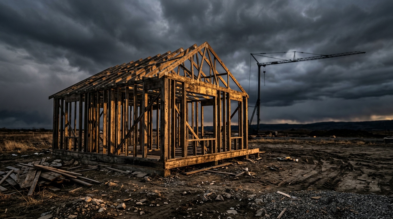 Homebuilder Sentiment Sinks to 2012 Lows as Builder Stocks Trade Like It's April 2020 Again