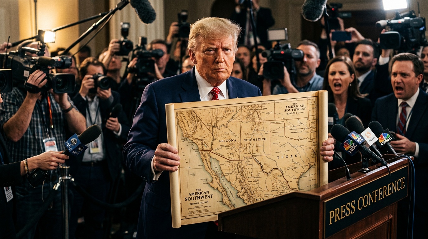 Trump Wants New Mexico Renamed 'New America' While Sanders Says $6.30 Diesel Means End The Iran War