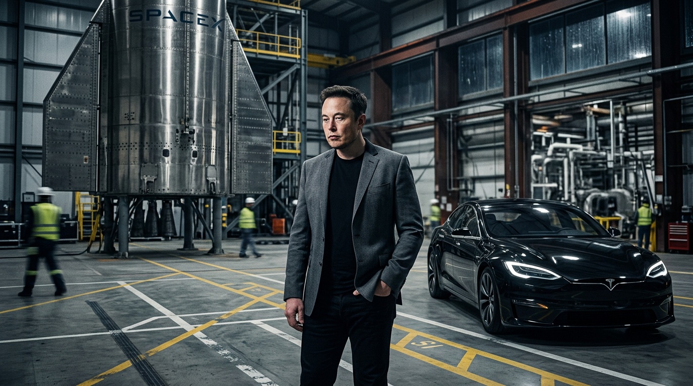 Musk Confirms SpaceX-Tesla Merger Committees, Says Deal Would Be 'A Good Idea' But No Sure Thing
