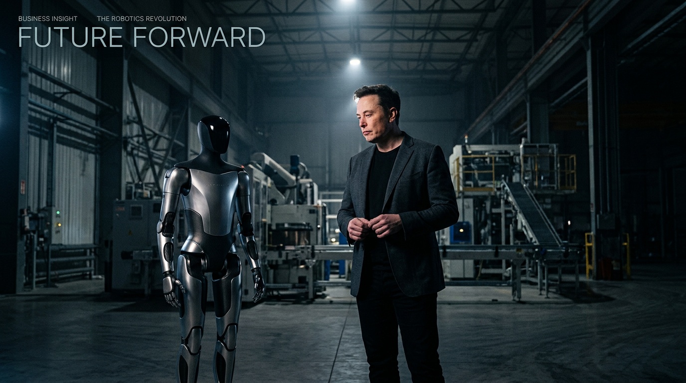 Musk Says AI and Robots, Not Tariffs, Are the Only Fix for a $40 Trillion Debt